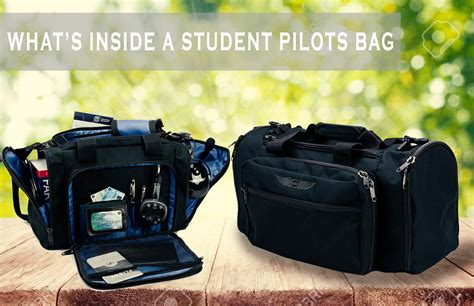 student pilot flight bag